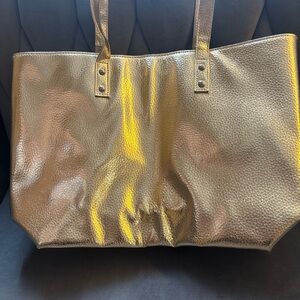 Gold Metallic Chi tote bag